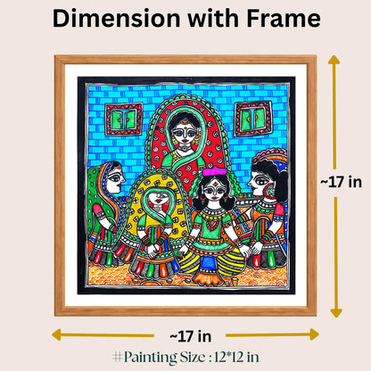 Mohak Ritual painting size 12 x 12 inch