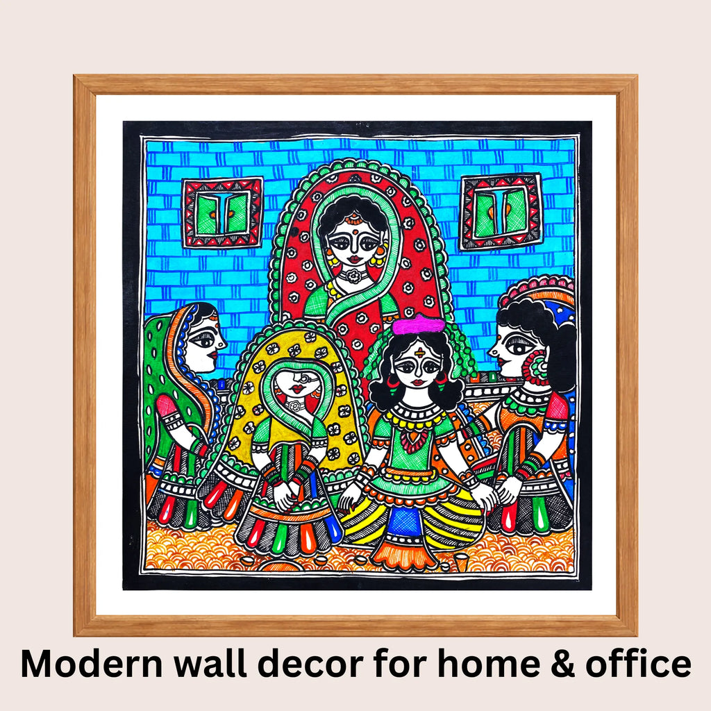 Mohak Ritual Madhubani art in modern home decor