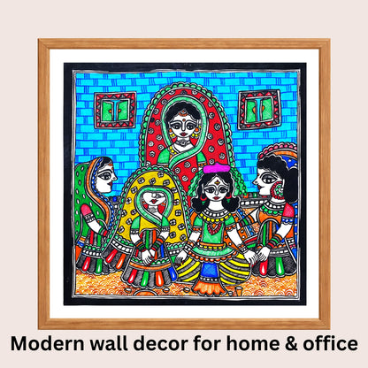 Mohak Ritual Madhubani art in modern home decor