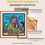 Framed Mohak Ritual painting detail