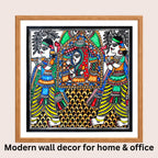Vidai Ritual Madhubani art in modern home decor