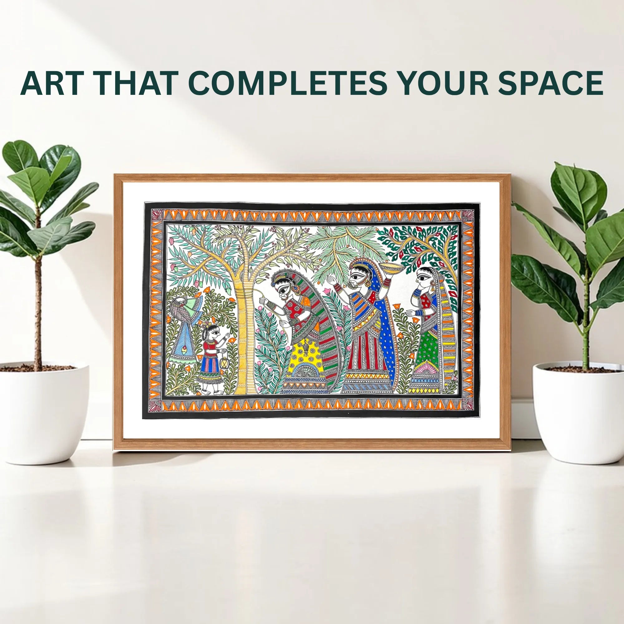 Aambaboiya Ceremony painting handmade details