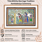 Aambaboiya Ceremony handmade painting authenticity certificate