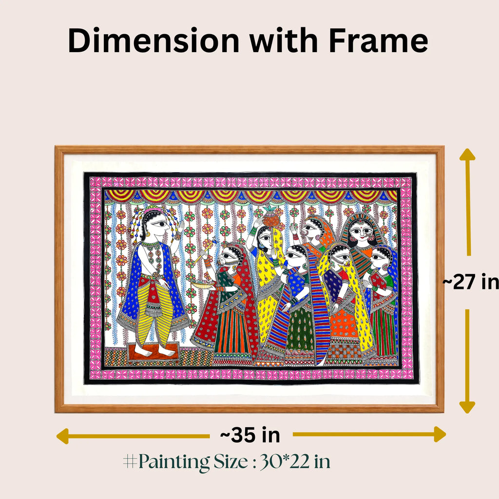 Paricchavan Ceremony Large painting size 30 x 22 inch