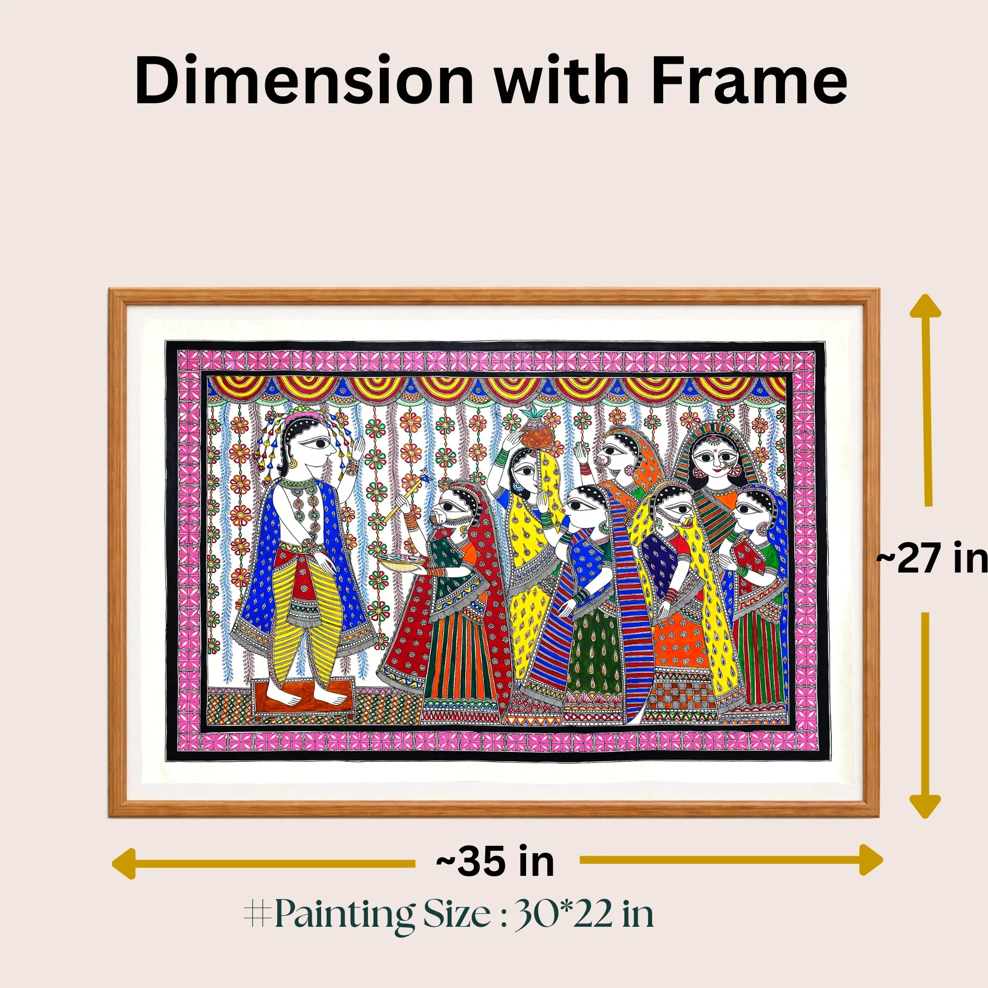 Paricchavan Ceremony Large painting size 30 x 22 inch