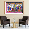 Paricchavan Ceremony Large artwork above sofa