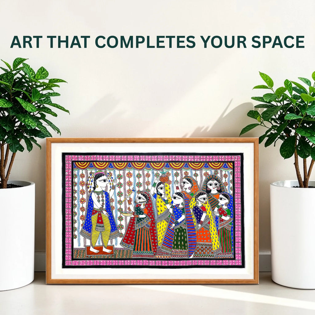 Paricchavan Ceremony Large painting handmade details