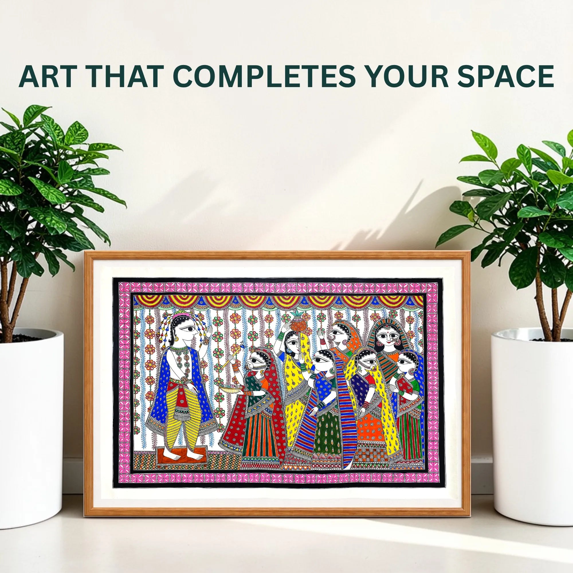 Paricchavan Ceremony Large painting handmade details