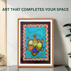 Mother Love Animals painting handmade details