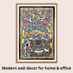 Nature's Gift Madhubani art in modern home decor