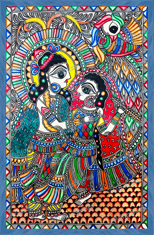 Krishna and Radha courtship (Premaalaap)