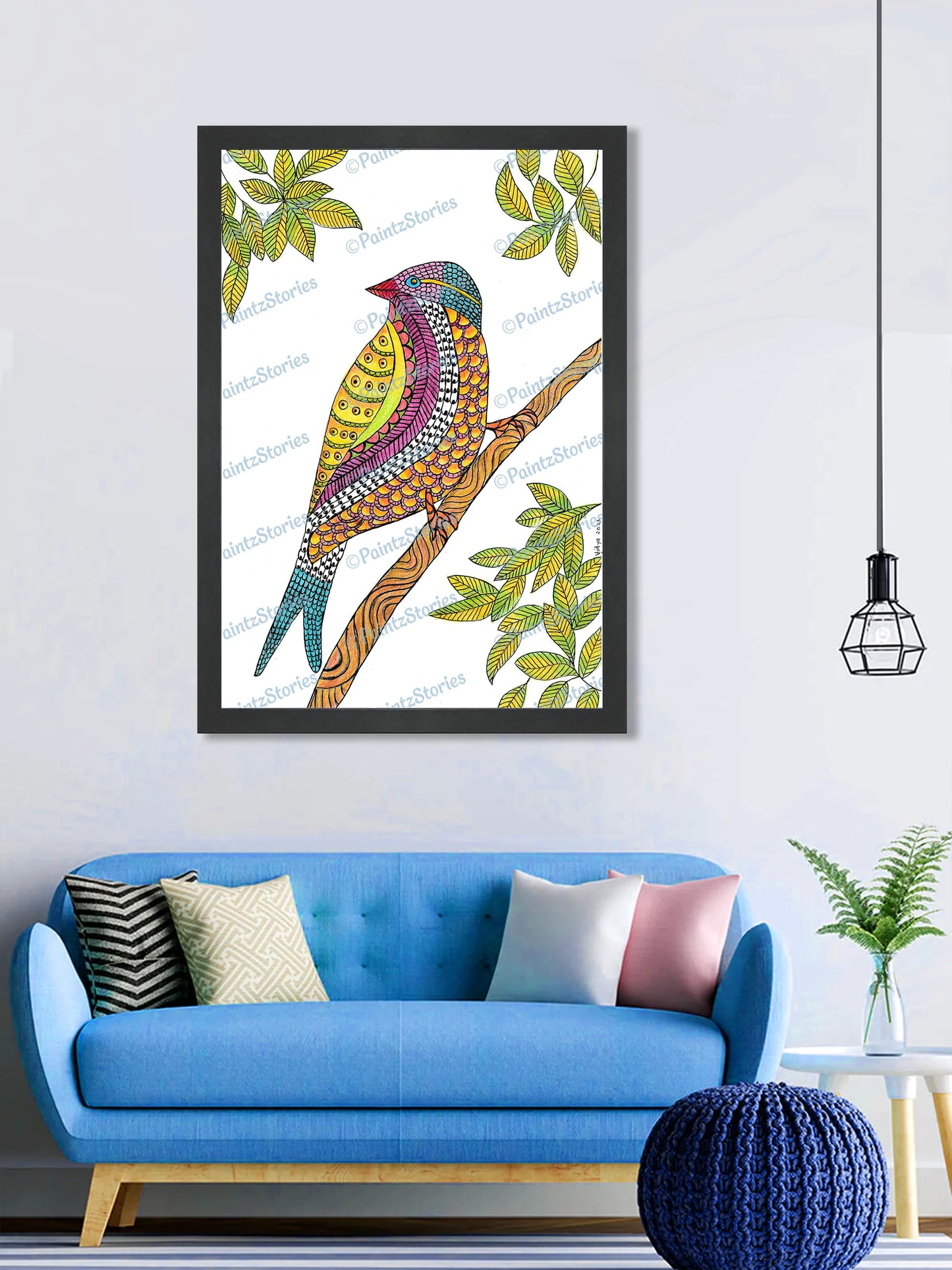 A colourful bird