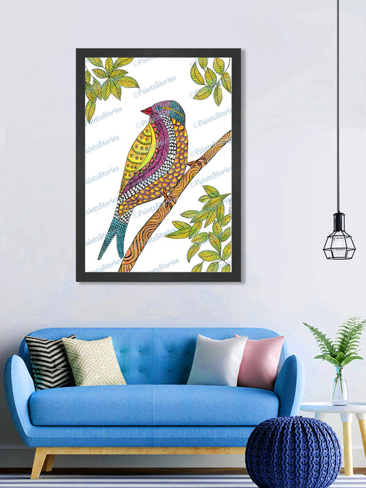 A colourful bird