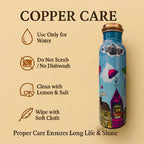 Copper care instructions for Embracing Rainy Delight tamba bottle set for long lasting shine