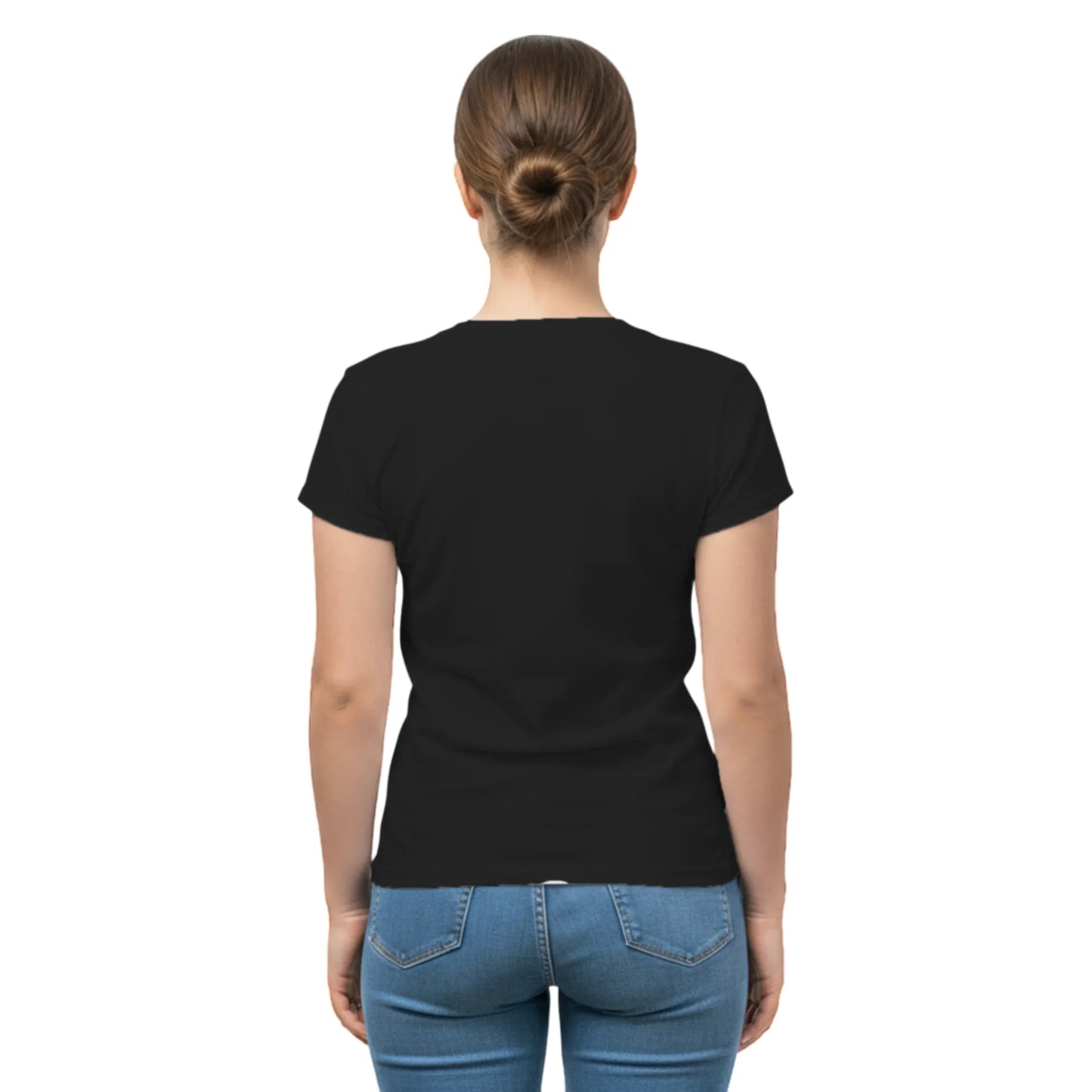 PAINTZSTORIES Butterfly Lady Unisex Cotton Round Neck T-Shirt | Modern Stylish Regular Fit Tee for Men & Women–Soft & Breathable Fabric, Casual Wear, Easy Care, Straight Hem, Comfortable Everyday Fit