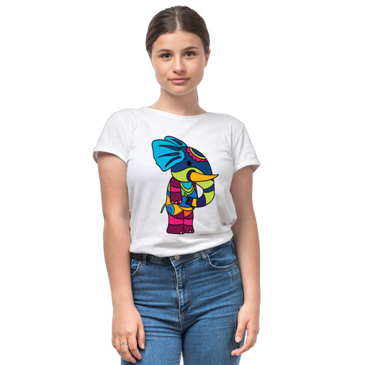 PAINTZSTORIES PS Animals Unisex Cotton Round Neck T-Shirt | Modern Stylish Regular Fit Tee for Men & Women – Soft & Breathable Fabric, Casual Wear, Easy Care, Straight Hem, Comfortable Everyday Fit