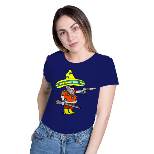 PAINTZSTORIES Wild man's intention Unisex Cotton Round Neck T-Shirt | Modern Stylish Regular Fit Tee for Men & Women – Soft & Breathable Fabric, Casual Daily Wear, Easy Care, Comfortable Everyday Fit