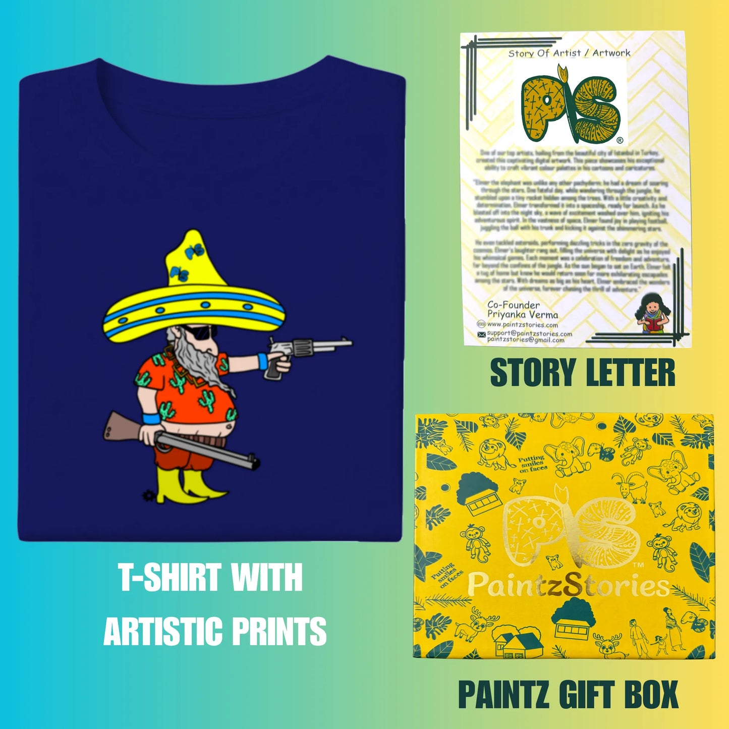 PAINTZSTORIES Wild man's intention Unisex Cotton Round Neck T-Shirt | Modern Stylish Regular Fit Tee for Men & Women – Soft & Breathable Fabric, Casual Daily Wear, Easy Care, Comfortable Everyday Fit