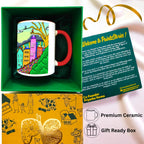 Lovely Town mug inside premium gift box set