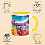 Features of Harmonious Melodies premium printed mug