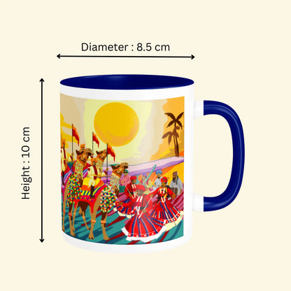 Dimensions of Jaisalmer Royal Parade ceramic mug