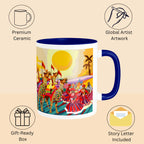 Features of Jaisalmer Royal Parade durable printed mug