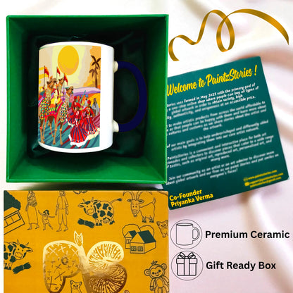 Jaisalmer Royal Parade mug gift box contents