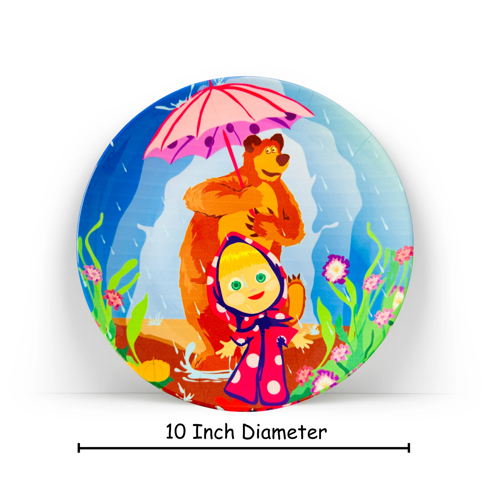 Dimensions A Bear and Girl’s Dance ceramic plate