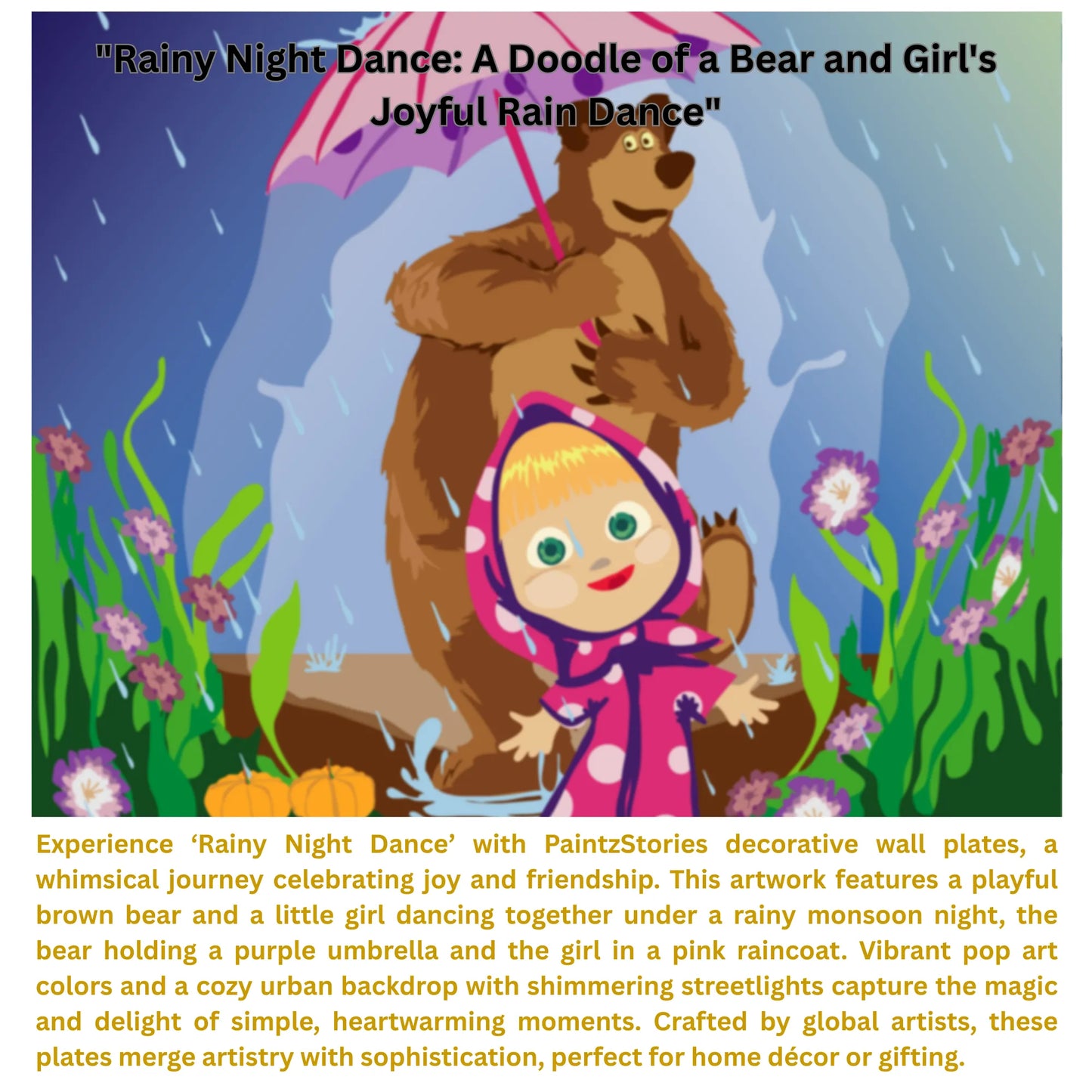 Story card A Bear and Girl’s Dance artwork