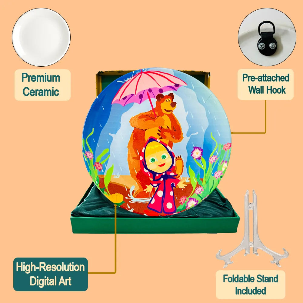 A Bear and Girl’s Dance plate box contents