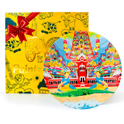Gift box Chennai’s Charm ceramic plate
