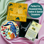 Inside Colourful Kingfisher gift box items