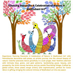 Story card Dancing Peacocks artwork