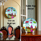 Embracing Rainy Delight wall or table décor