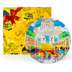 Gift packaging Enchanting Pondicherry ceramic plate
