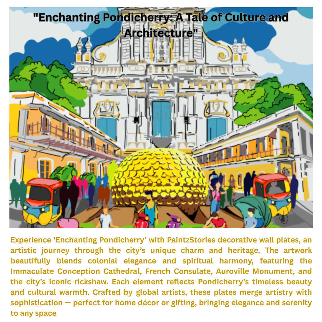 Story card Enchanting Pondicherry artwork