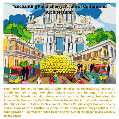 Story card Enchanting Pondicherry artwork