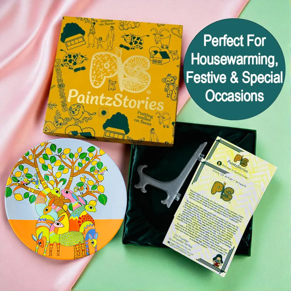 Inside Harmony Beneath the Gond Tree gift box items