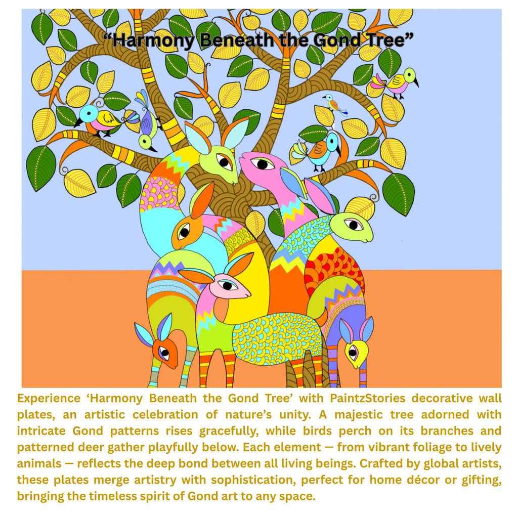 Story card Harmony Beneath the Gond Tree artwork
