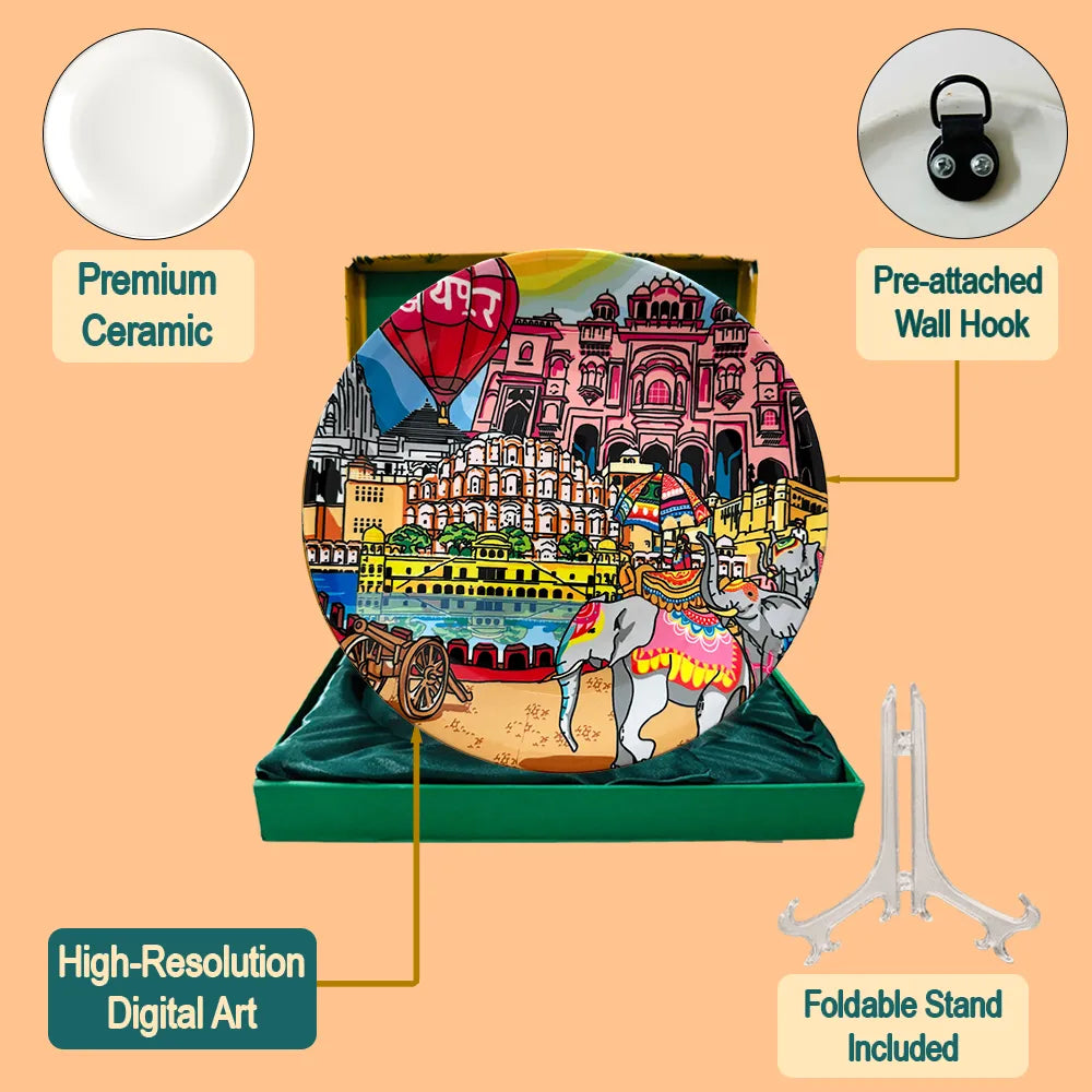 Jaipur’s Splendid Landscape set contents with stand hook
