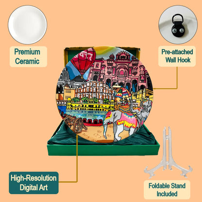 Jaipur’s Splendid Landscape set contents with stand hook