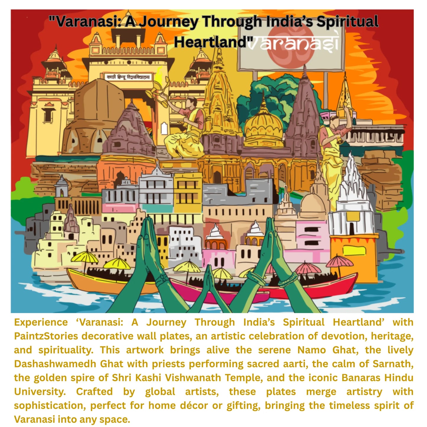 Story card Varanasi artwork