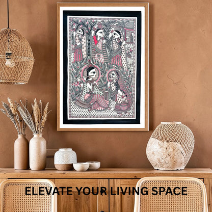 Radha Krishna Premalaap wall decor display
