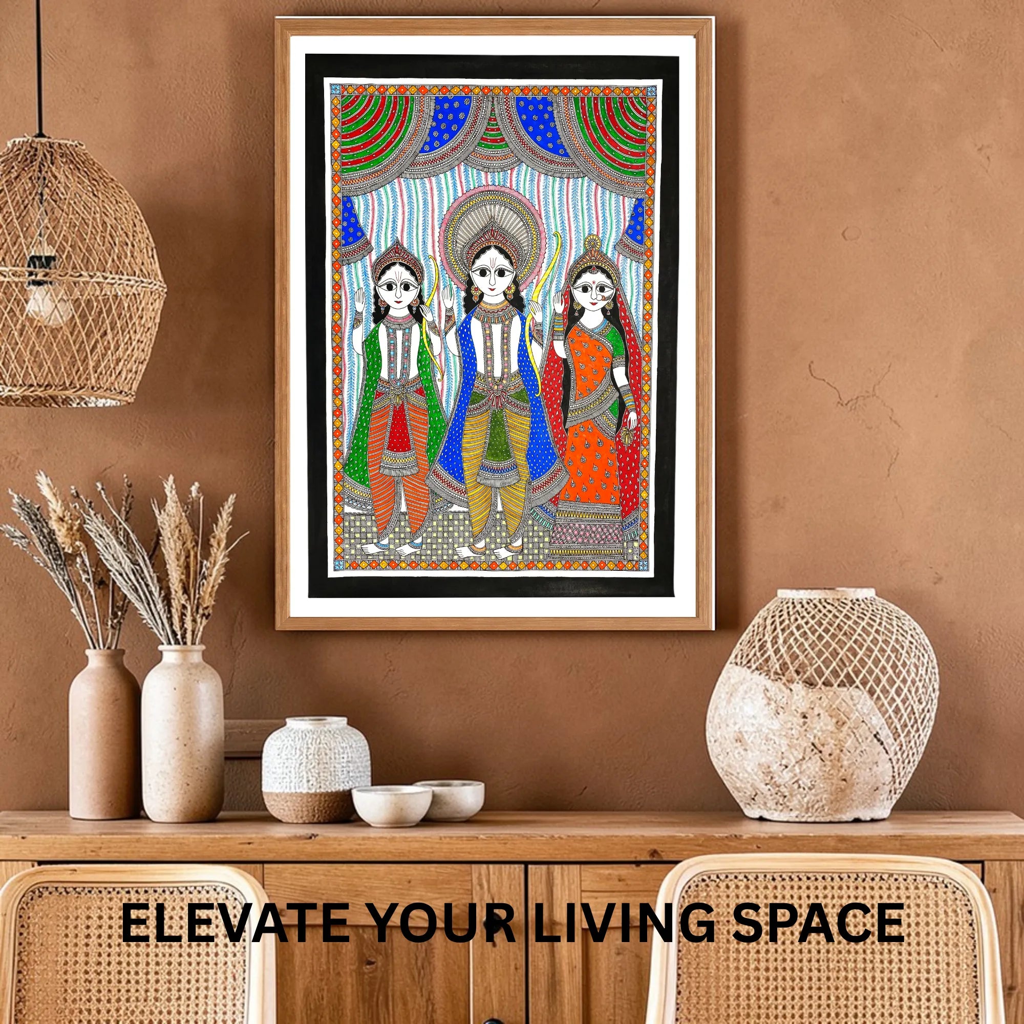 Ram Lakshman Sita wall decor display