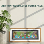 Saving Trees painting handmade details