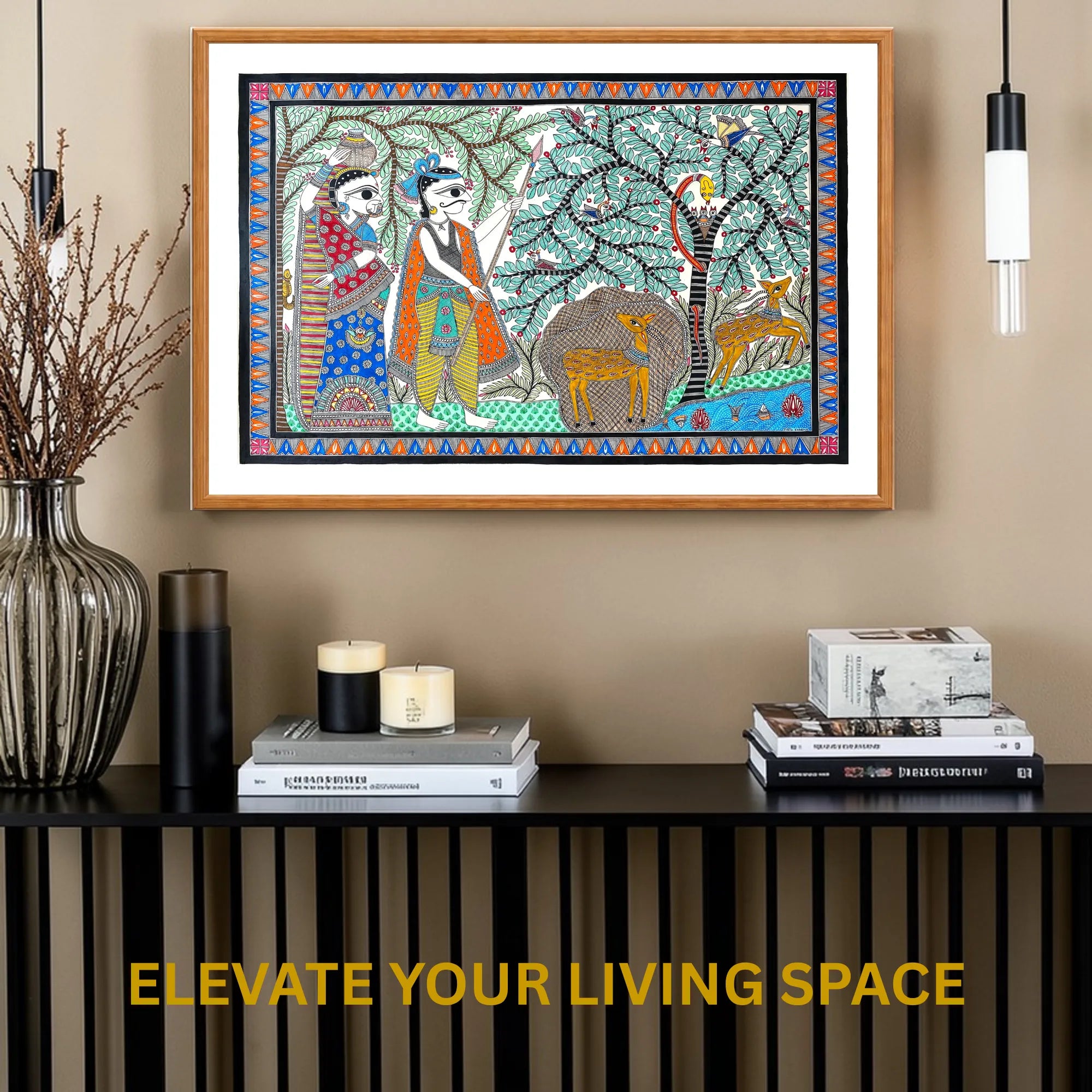 Hunter and Deers wall decor display