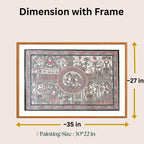 Ram Sita Story painting size 30 x 22 inch
