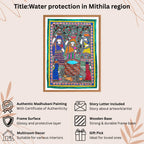Water Protection handmade painting authenticity certificate