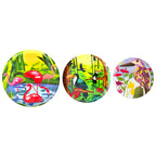PAINTZSTORIES Metal Wall Art Plates for Home Decoration | Decorative Wall Plates | Wall Décor for Living Room & Bedroom | Handmade Artwork Wings of Serenity | Décor Items | Gift for house (Set of 3)