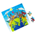 PAINTZSTORIES The World’s Most Iconic Landmarks Wooden Puzzle | 1 Set 36 Pieces Jigsaw | Educational Puzzle for Cognitive & Motor Skills Development | Birthday Gift for Kids | 3+ years | Size 9*9 Inch